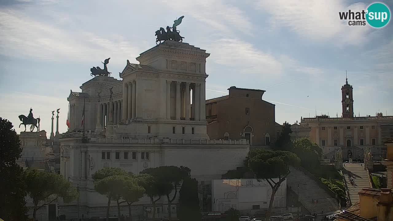 Rome Livecam – Vittoriano webcam – Altare della Patria