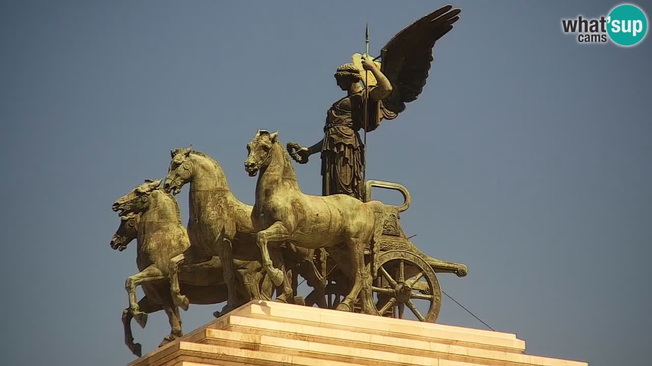 Rome Livecam – Vittoriano webcam – Altare della Patria