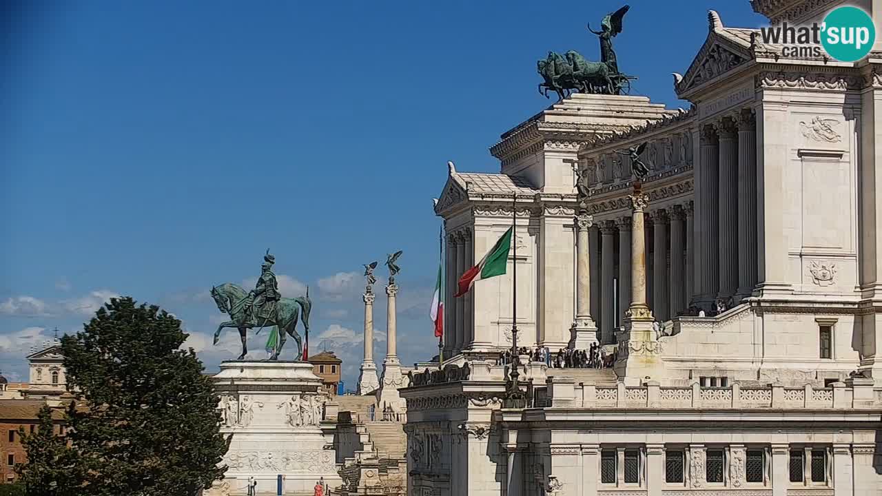Rome Livecam – Vittoriano webcam – Autel de La Patrie