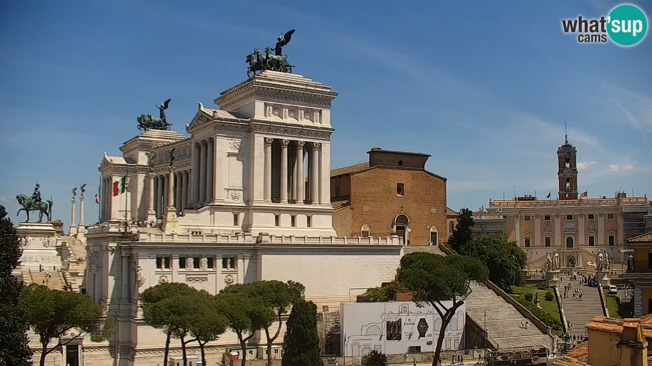 Rome Livecam – Vittoriano webcam – Altare della Patria