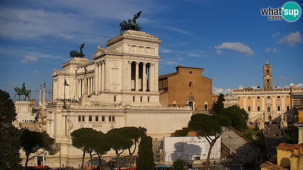 Rome Livecam – Vittoriano webcam – Altare della Patria