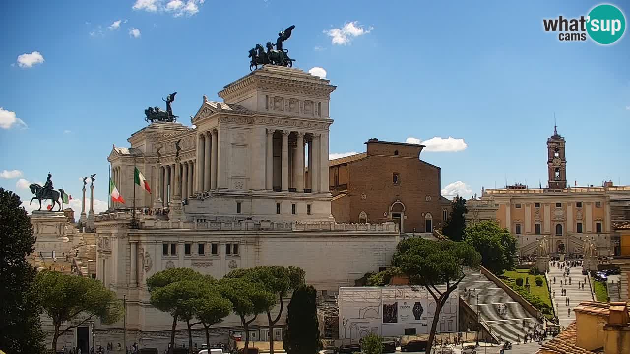 Rome Livecam – Vittoriano webcam – Altare della Patria
