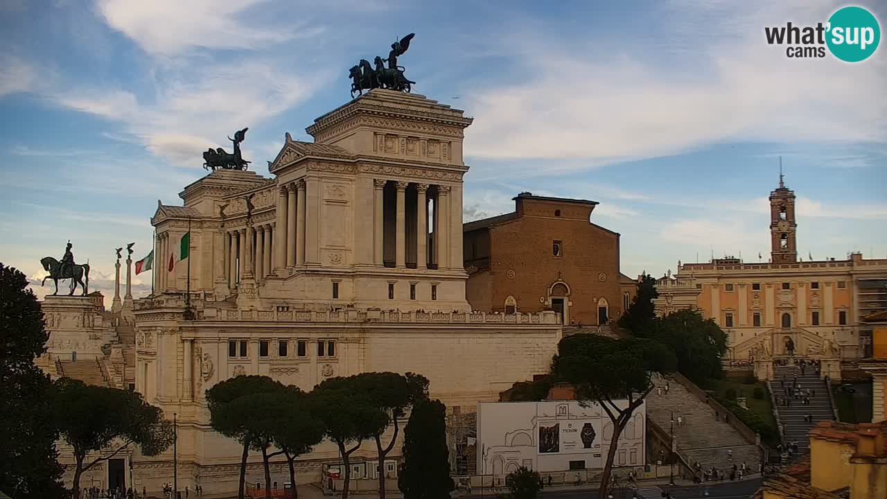 Roma Camera en vivo – Vittoriano webcam – Altare della Patria