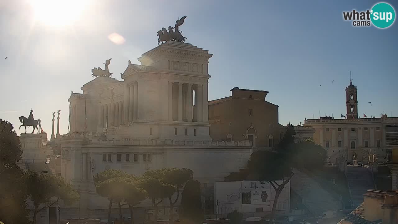 Rome Livecam – Vittoriano webcam – Altare della Patria