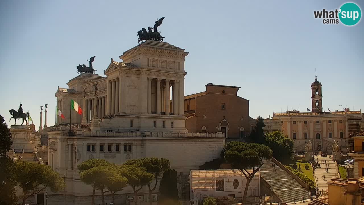 Rome Livecam – Vittoriano webcam – Autel de La Patrie