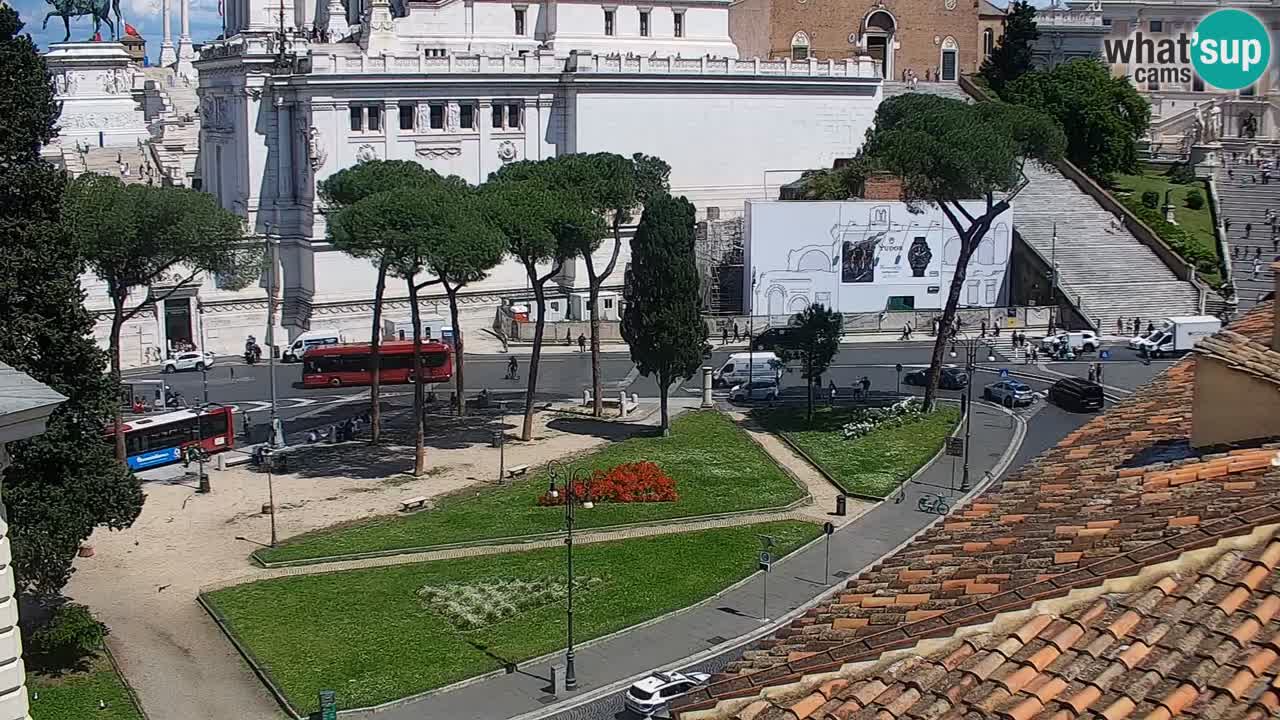 Rome Livecam – Vittoriano webcam – Altare della Patria