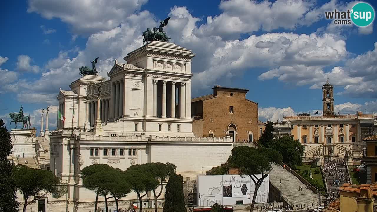 Rome Livecam – Vittoriano webcam – Altare della Patria