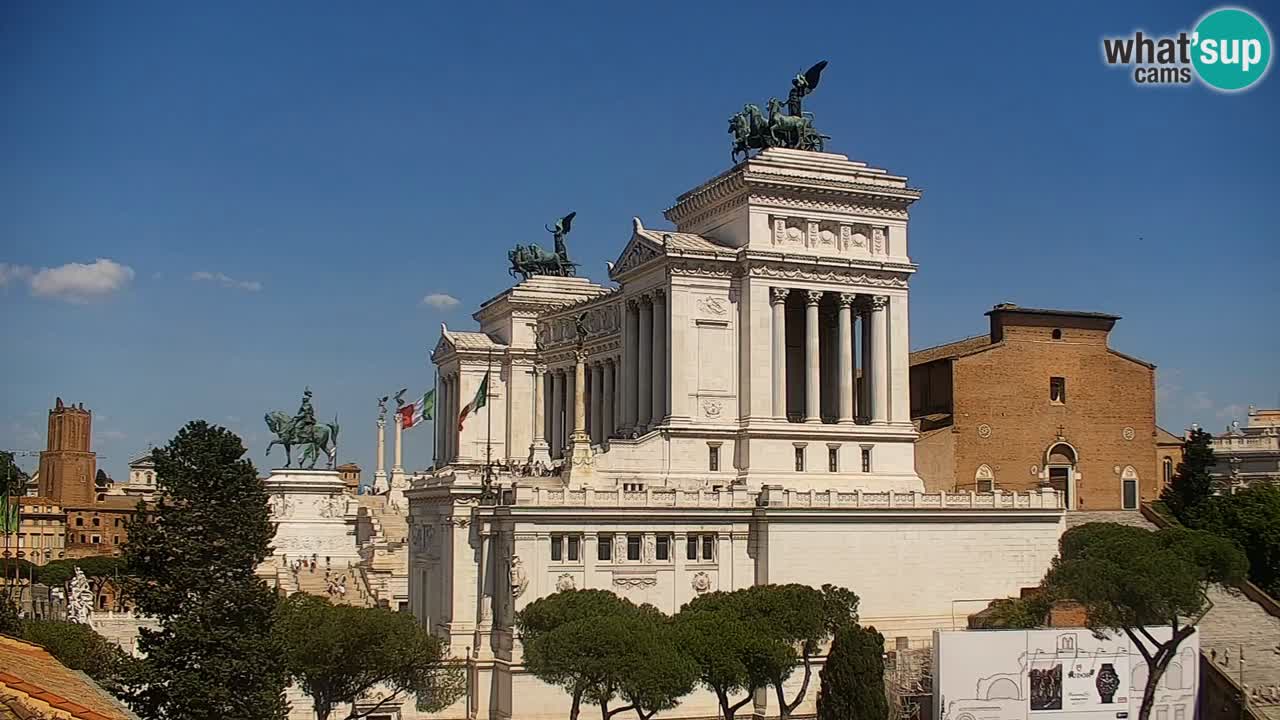 Rome Livecam – Vittoriano webcam – Altare della Patria