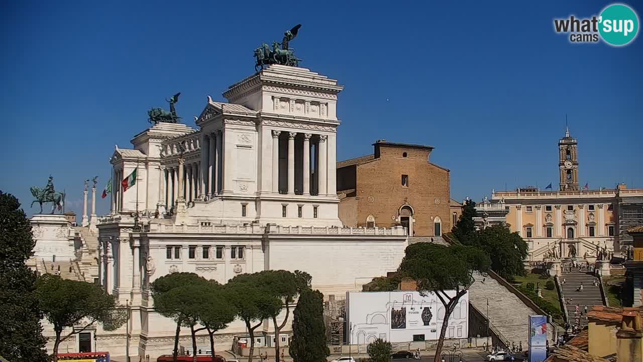 Rome Livecam – Vittoriano webcam – Altare della Patria