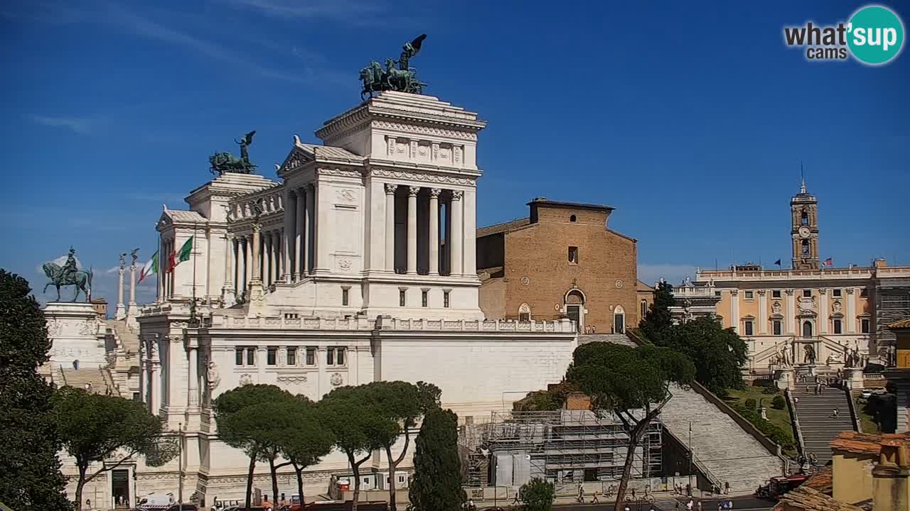 Rome Livecam – Vittoriano webcam – Autel de La Patrie