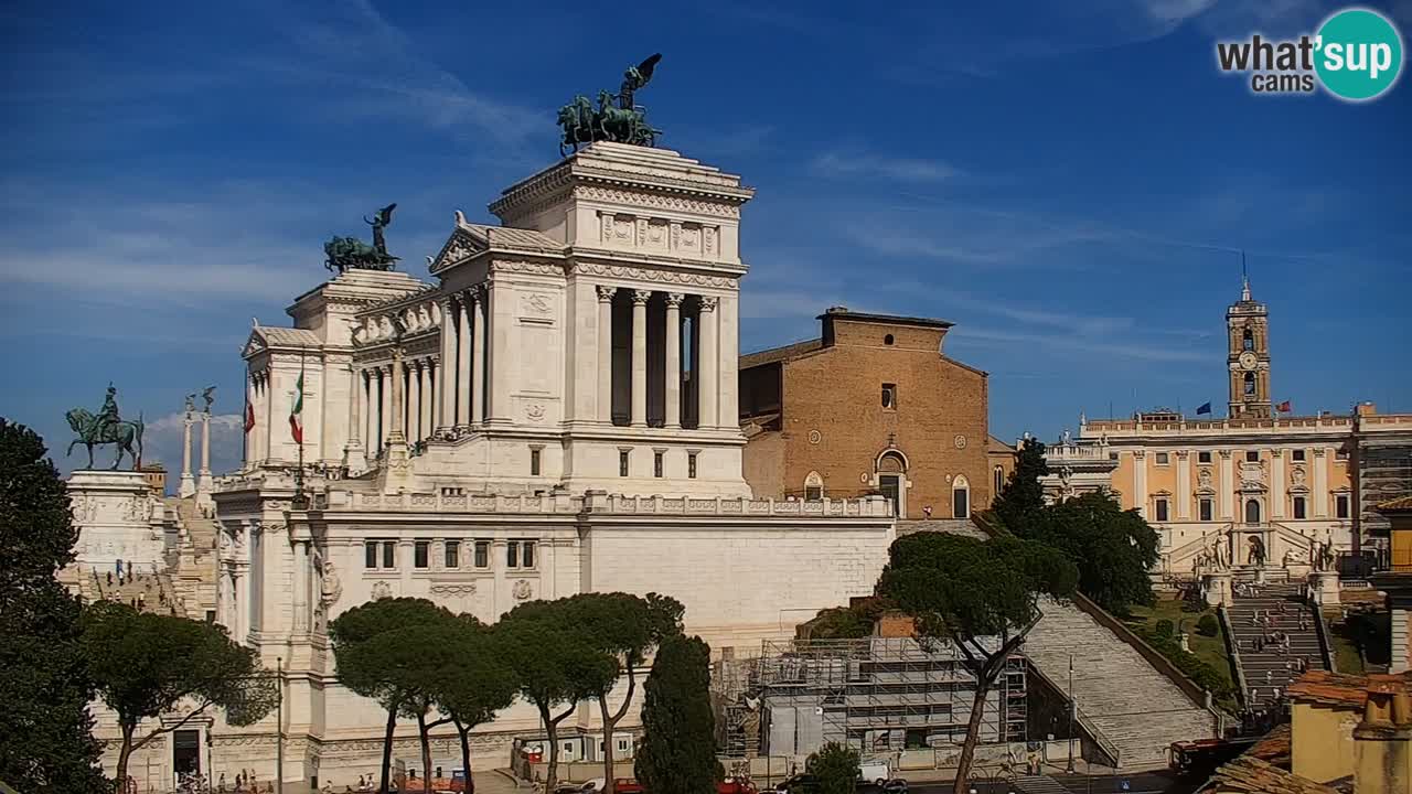 Rome Livecam – Vittoriano webcam – Autel de La Patrie