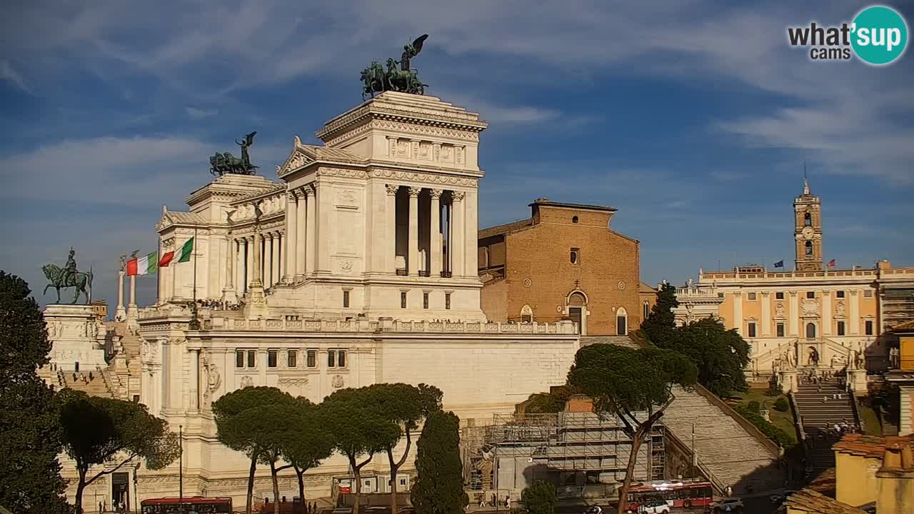 Rome Livecam – Vittoriano webcam – Altare della Patria