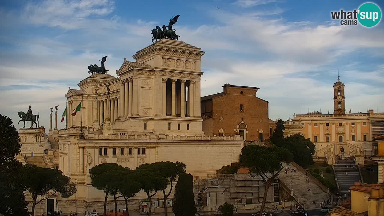 Rome Livecam – Vittoriano webcam – Autel de La Patrie