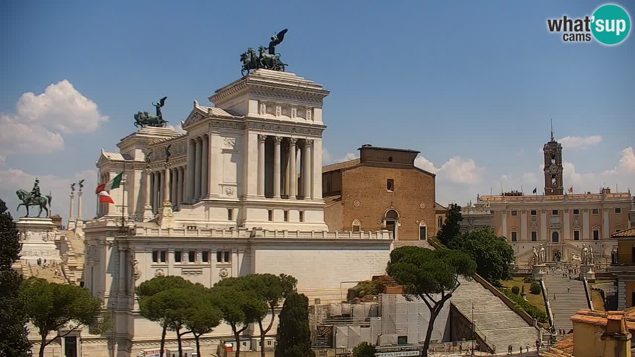 Rome Livecam – Vittoriano webcam – Autel de La Patrie