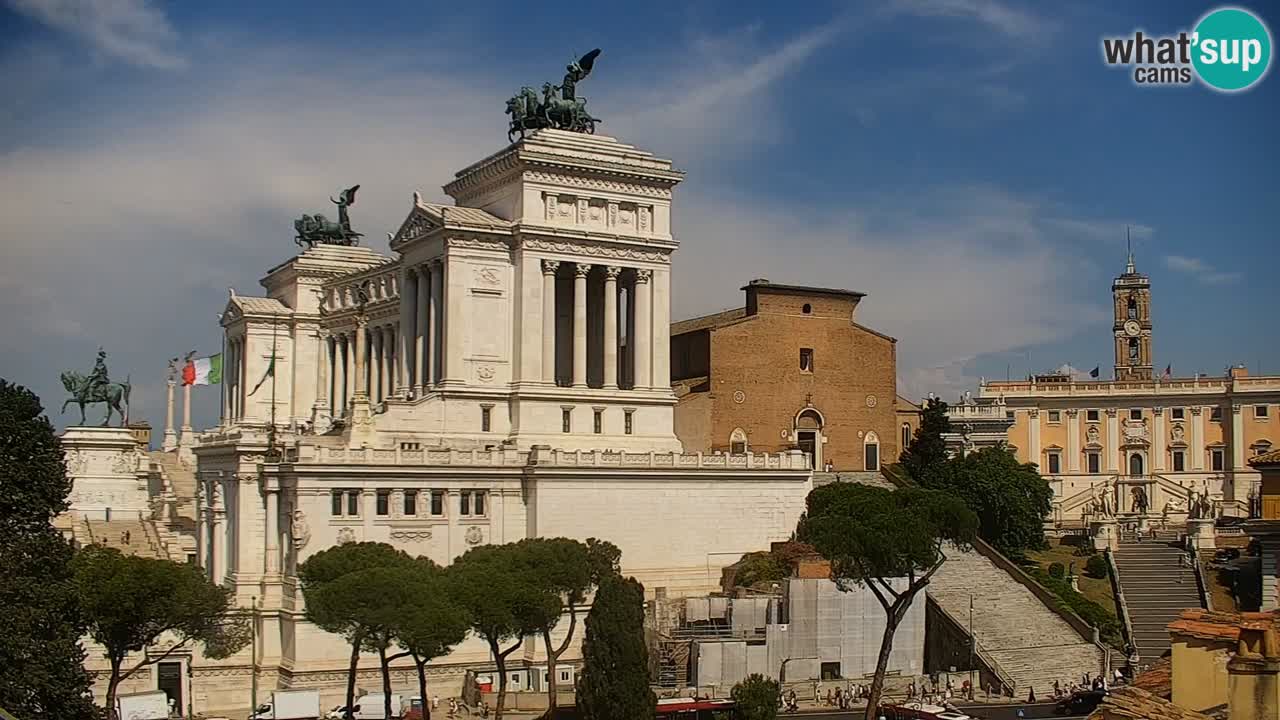 Rome Livecam – Vittoriano webcam – Altare della Patria