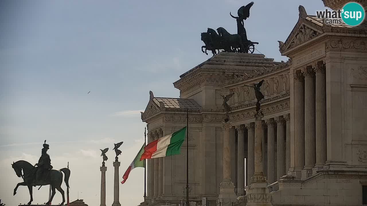 Rome Livecam – Vittoriano webcam – Altare della Patria