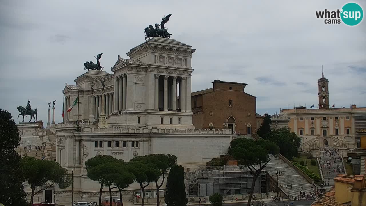 Rome Livecam – Vittoriano webcam – Altare della Patria