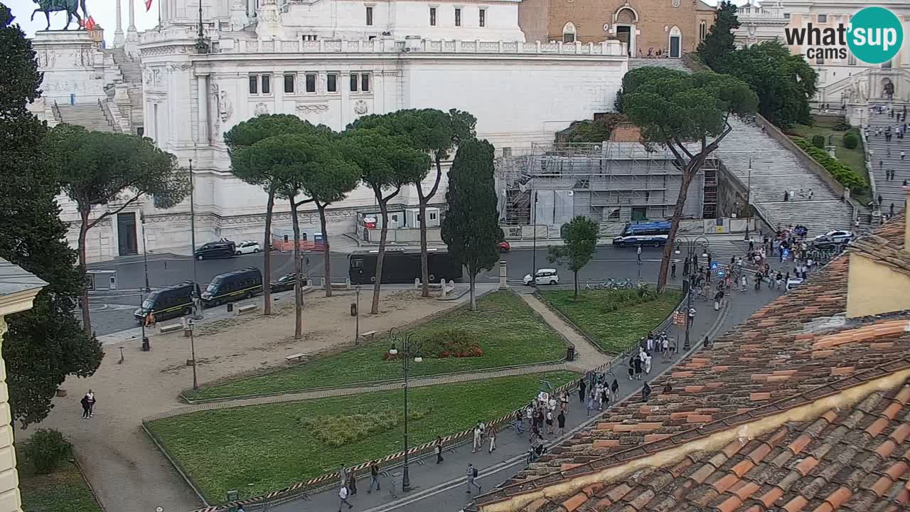 Rome Livecam – Vittoriano webcam – Autel de La Patrie