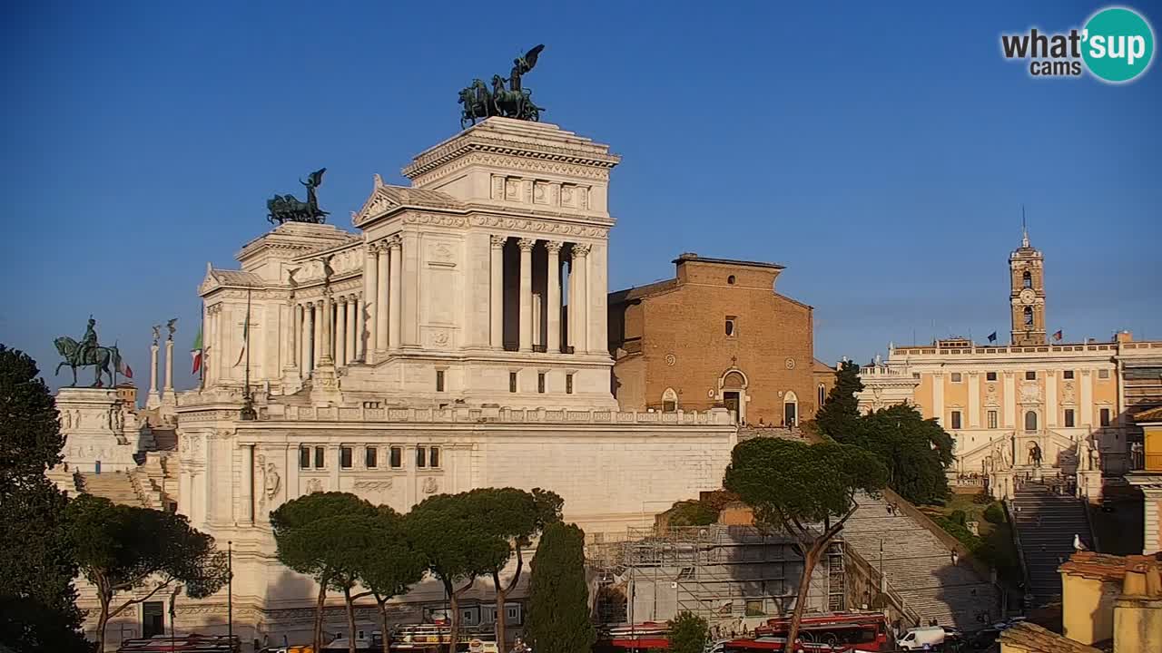 Rome Livecam – Vittoriano webcam – Altare della Patria
