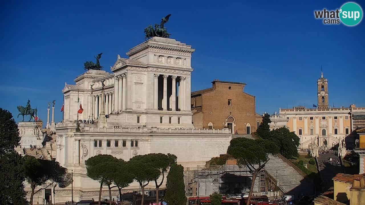 Rome Livecam – Vittoriano webcam – Altare della Patria