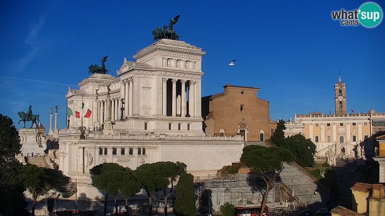 Rome Livecam – Vittoriano webcam – Altare della Patria