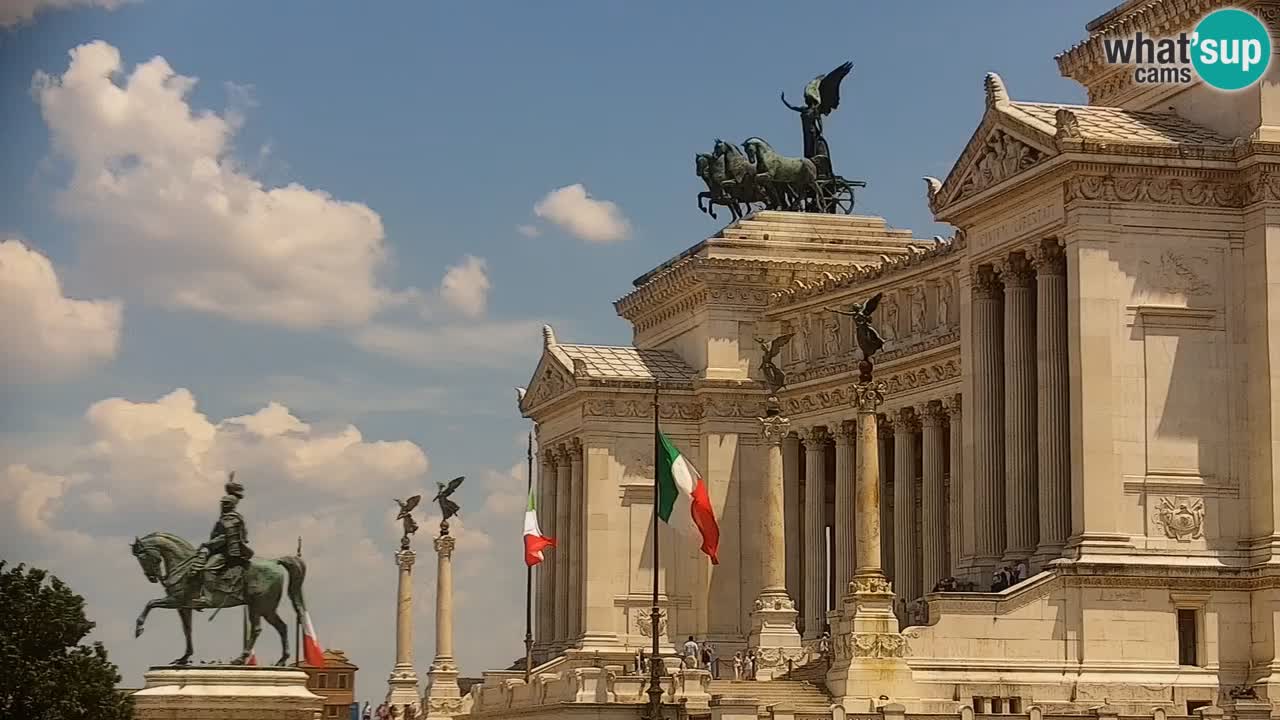Roma Camera en vivo – Vittoriano webcam – Altare della Patria