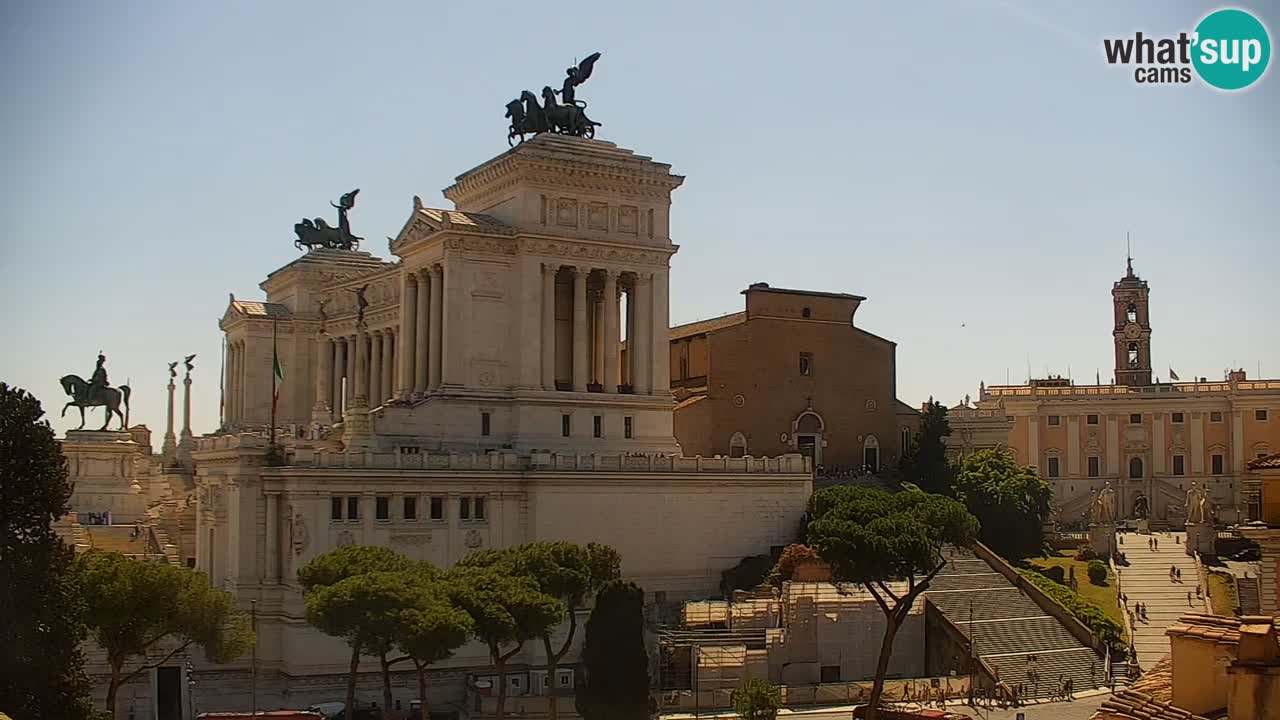 Rome Livecam – Vittoriano webcam – Autel de La Patrie