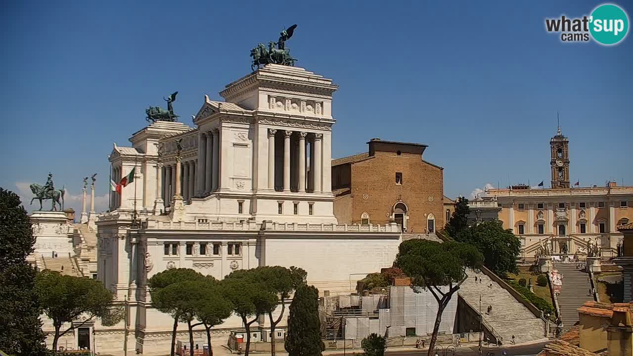 Rome Livecam – Vittoriano webcam – Altare della Patria