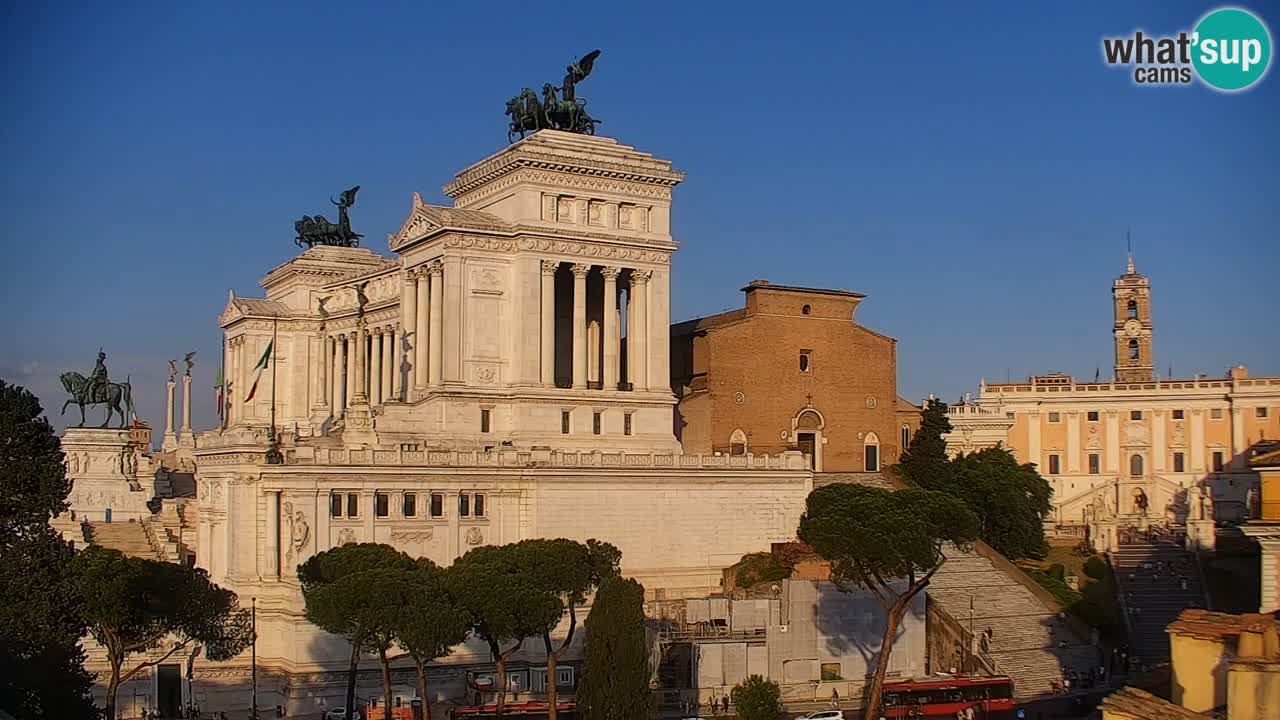 Rome Livecam – Vittoriano webcam – Altare della Patria