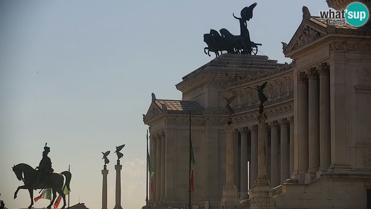 Rome Livecam – Vittoriano webcam – Altare della Patria