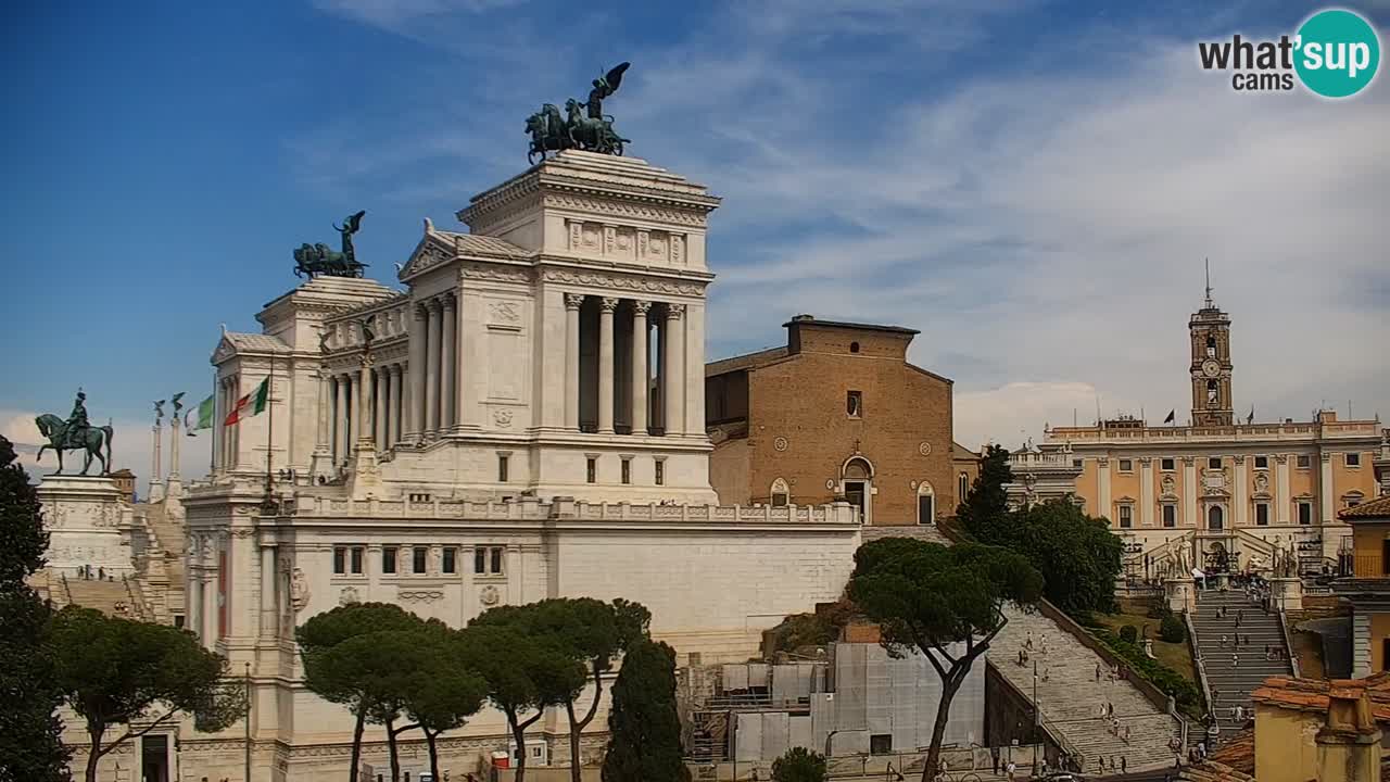 Rome Livecam – Vittoriano webcam – Altare della Patria