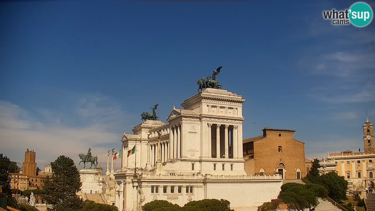 Rome Livecam – Vittoriano webcam – Altare della Patria