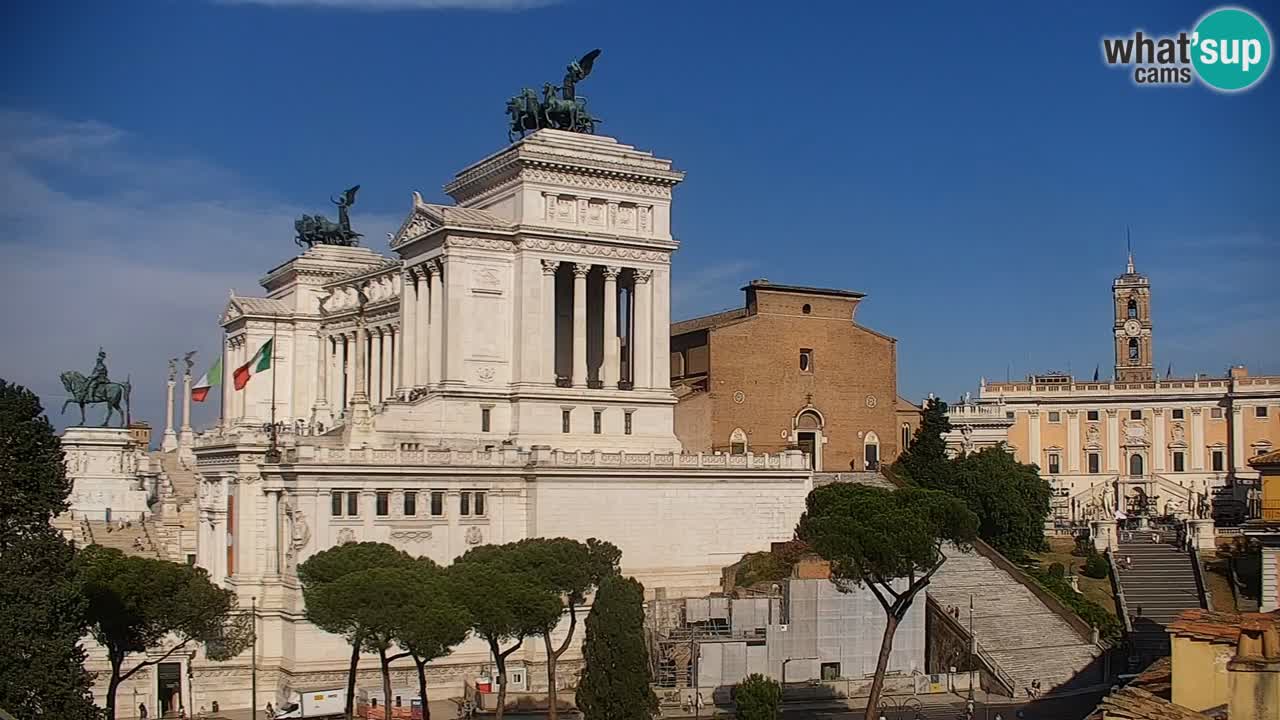 Rome Livecam – Vittoriano webcam – Altare della Patria