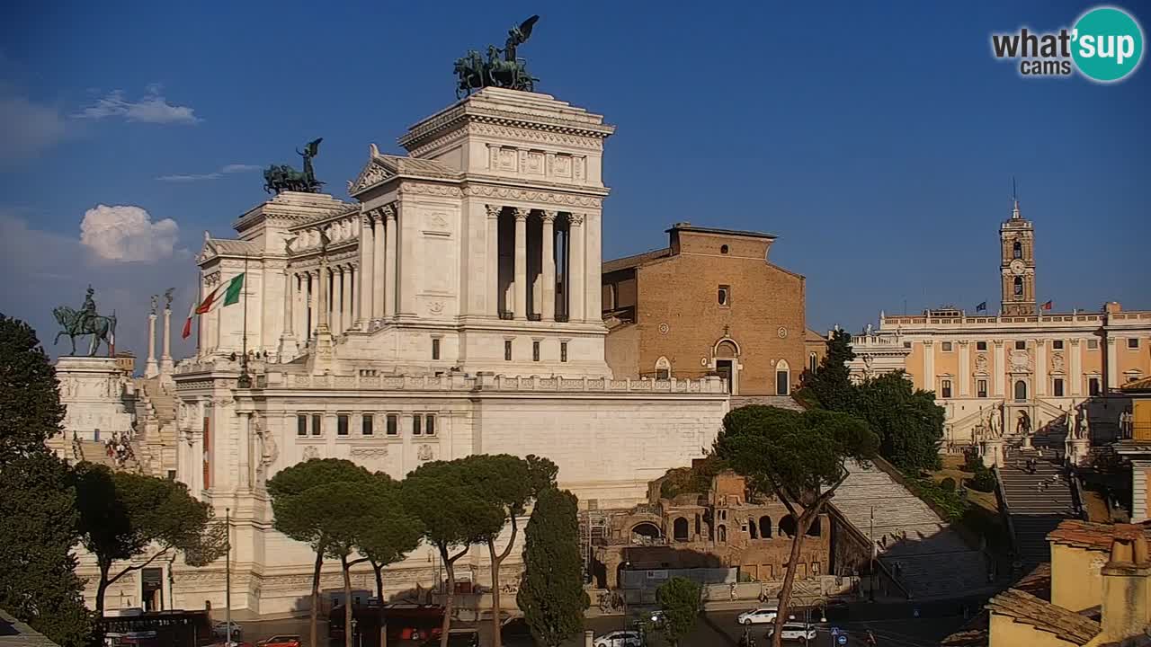 Rome Livecam – Vittoriano webcam – Altare della Patria