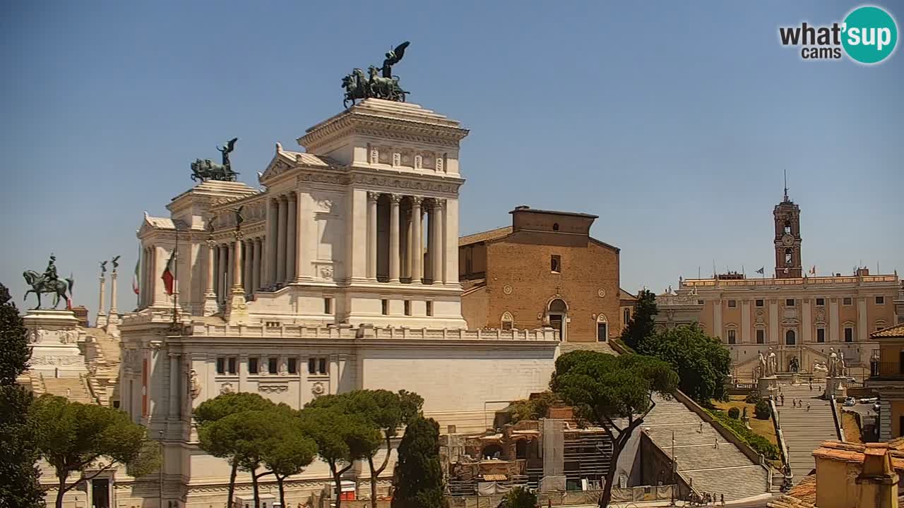 Roma Camera en vivo – Vittoriano webcam – Altare della Patria
