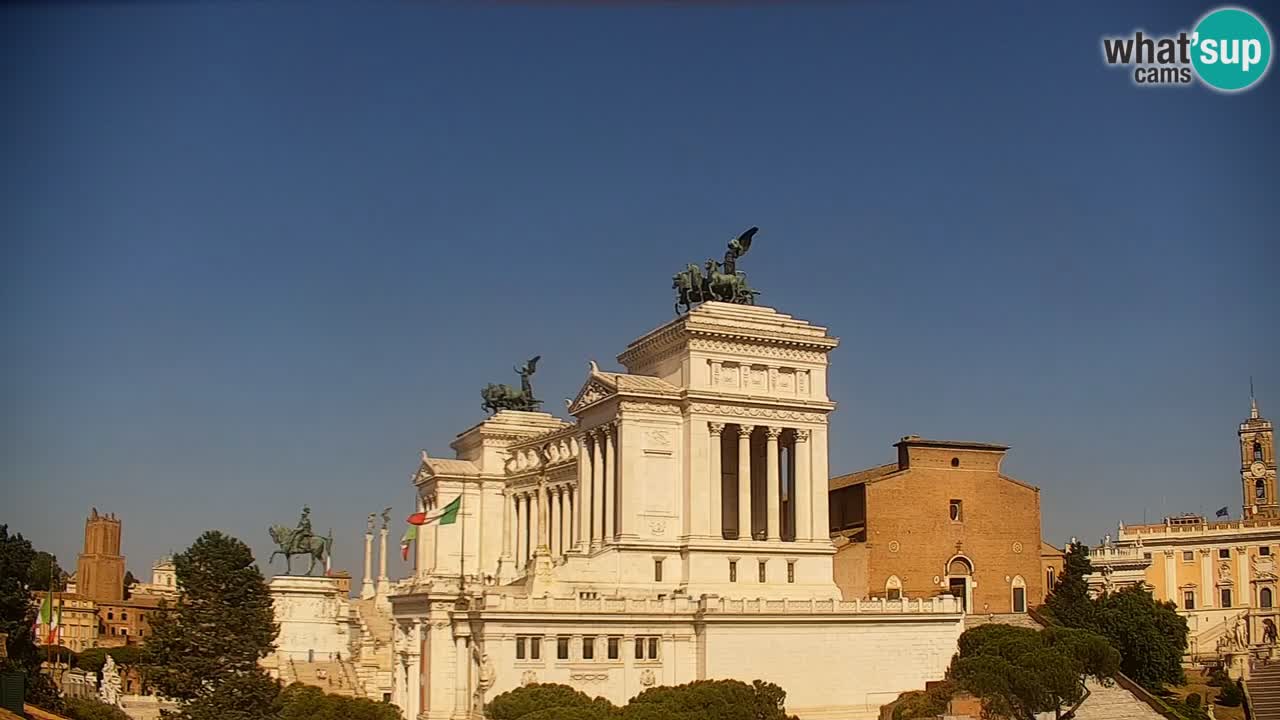Rome Livecam – Vittoriano webcam – Altare della Patria