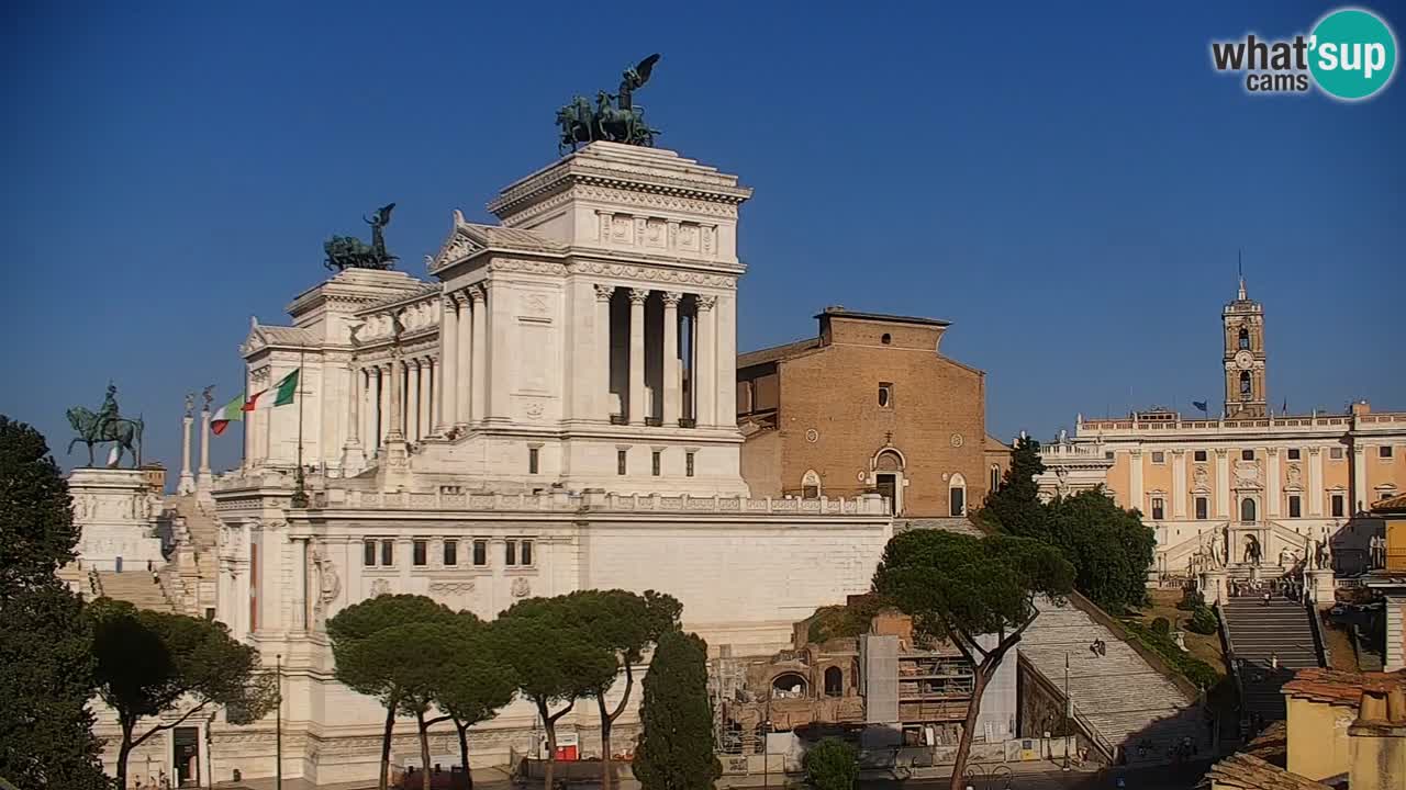 Rome Livecam – Vittoriano webcam – Altare della Patria