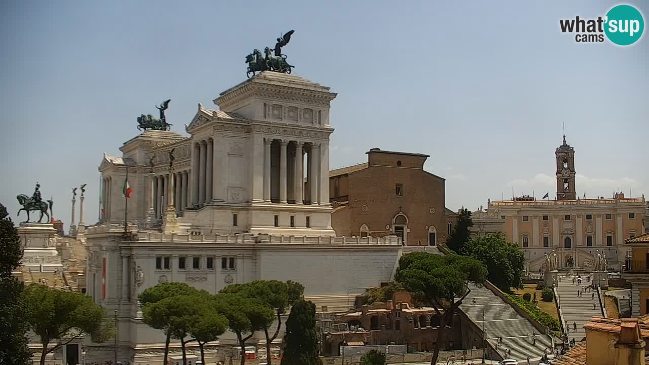 Rome Livecam – Vittoriano webcam – Autel de La Patrie