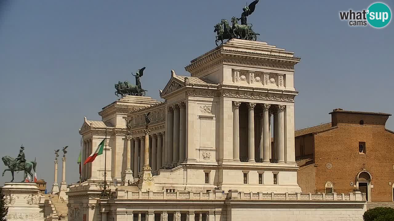 Rome Livecam – Vittoriano webcam – Autel de La Patrie