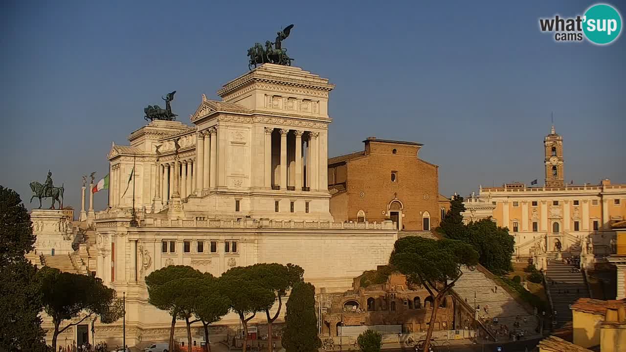 Rome Livecam – Vittoriano webcam – Altare della Patria