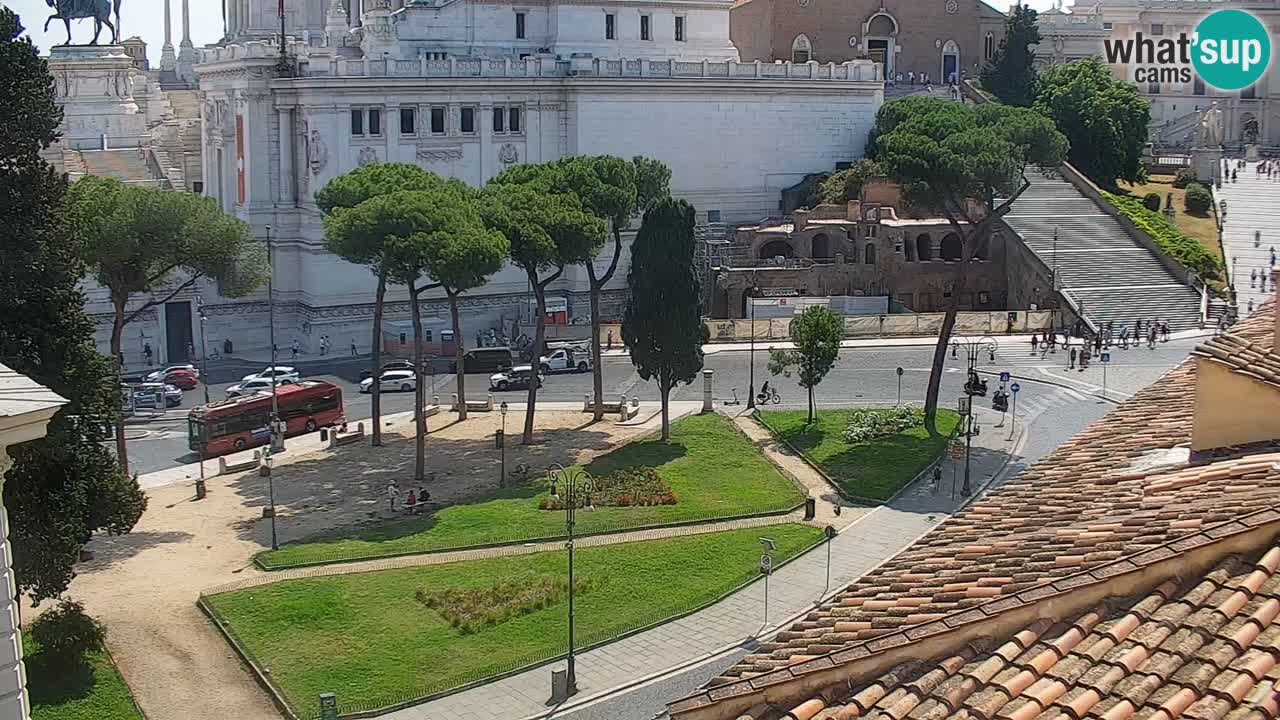Rome Livecam – Vittoriano webcam – Altare della Patria