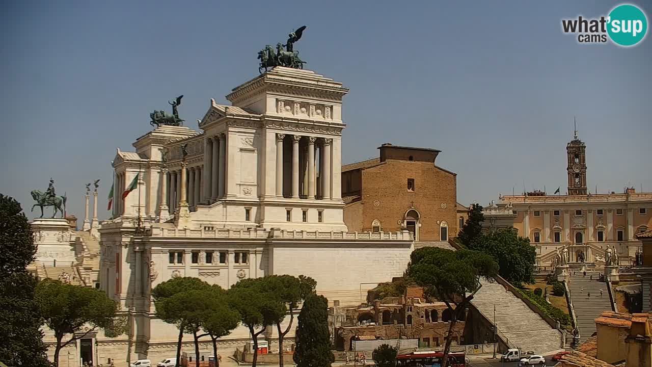 Rome Livecam – Vittoriano webcam – Altare della Patria