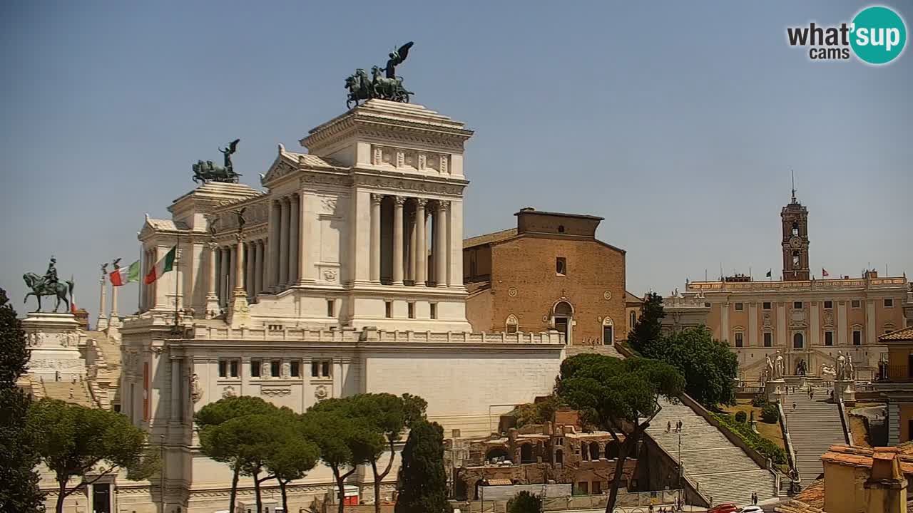 Rome Livecam – Vittoriano webcam – Altare della Patria