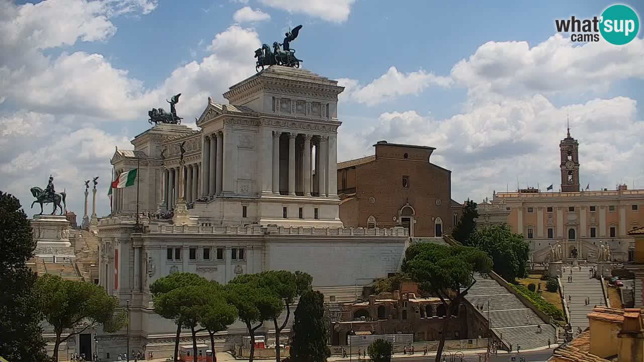 Rome Livecam – Vittoriano webcam – Altare della Patria