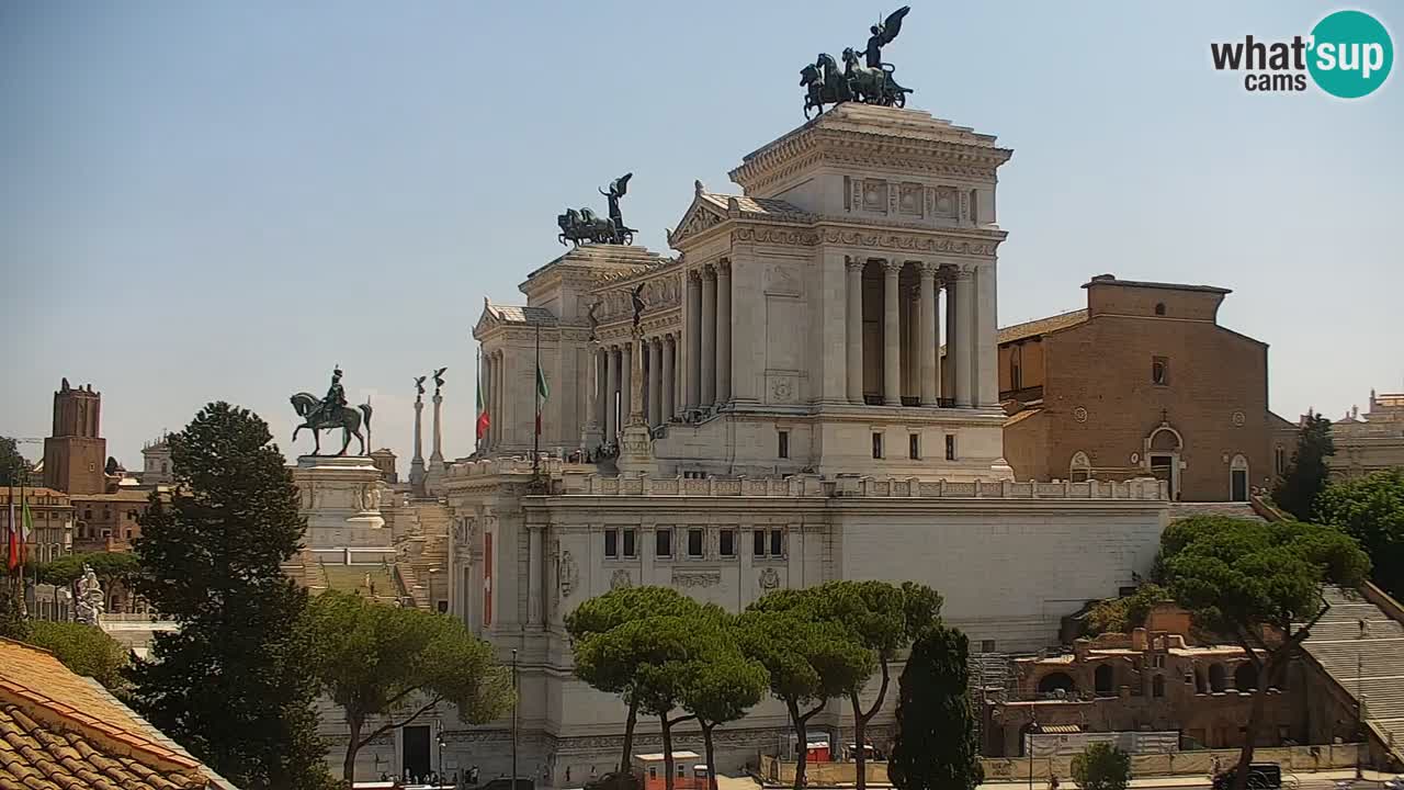 Rome Livecam – Vittoriano webcam – Autel de La Patrie