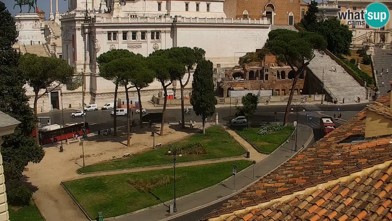 Rome Livecam – Vittoriano webcam – Autel de La Patrie