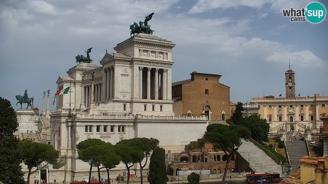 Rome Livecam – Vittoriano webcam – Autel de La Patrie