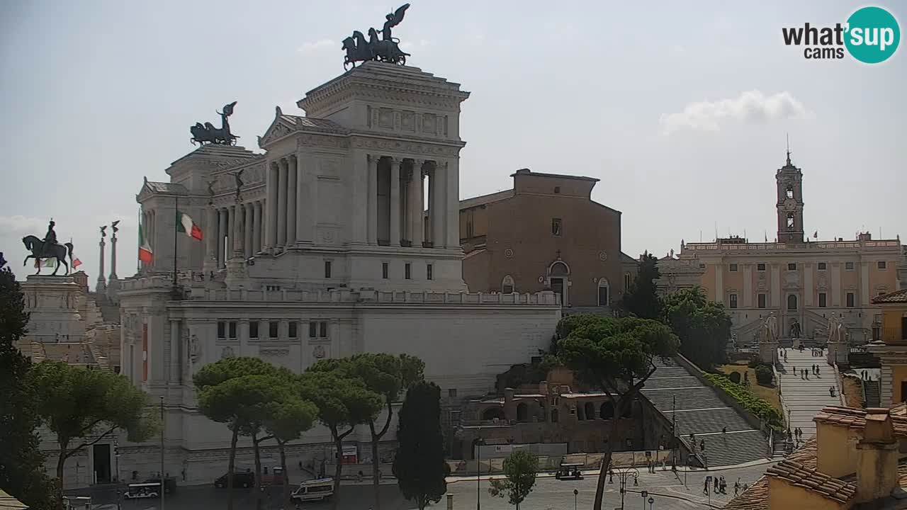 Rome Livecam – Vittoriano webcam – Altare della Patria