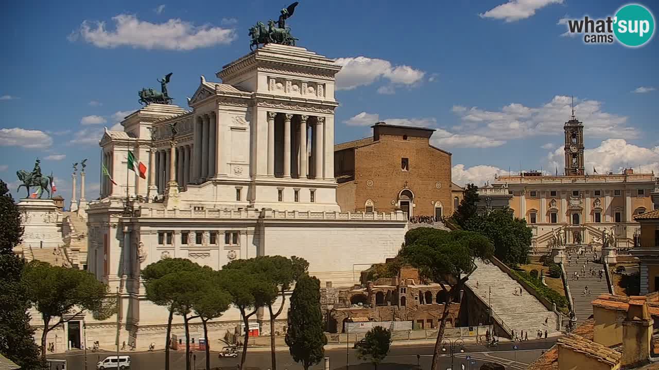 Rome Livecam – Vittoriano webcam – Altare della Patria