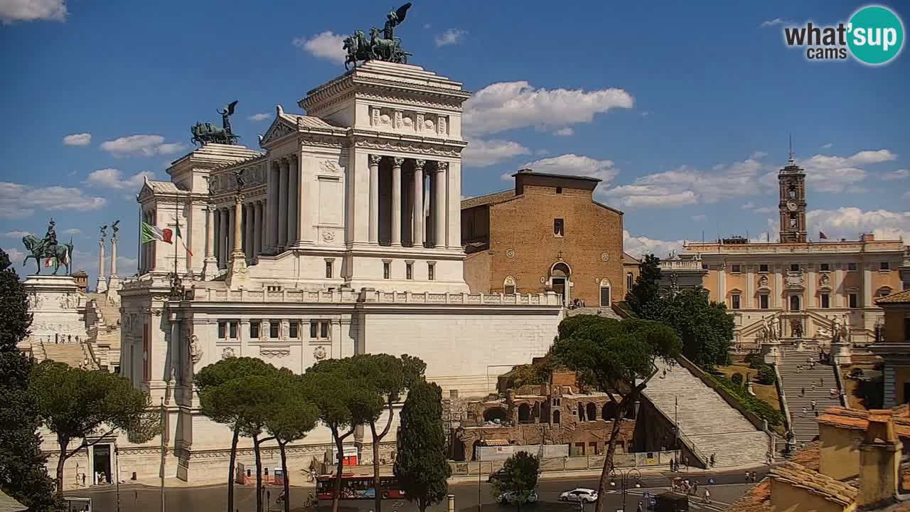 Rome Livecam – Vittoriano webcam – Autel de La Patrie